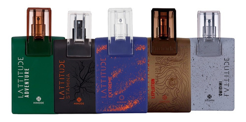 Perfumes Lattitude Variações Origini, Adventure,expedition,stamina,extreme 100 Ml Hinode Deo-colônia