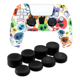 Fundas Protector Silicona Mando Control Ps5 + Grips Ps5 B