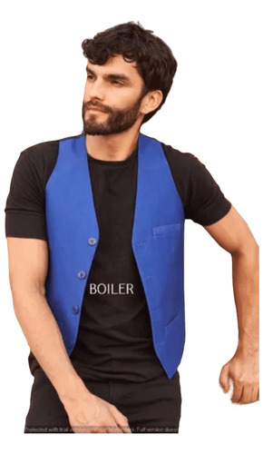 Chaleco Hombre De Vestir Elegante Sport Traje Ambo Cotton 