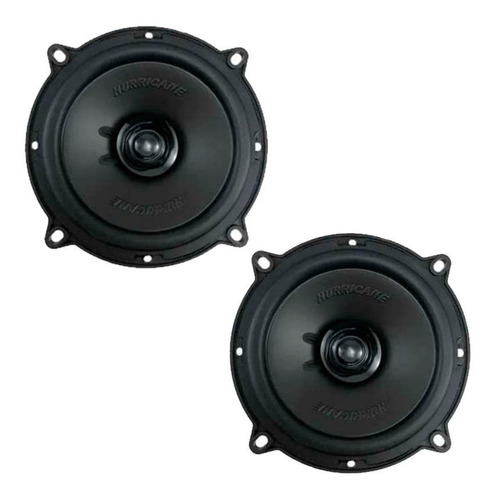 Par Alto Falante F5 Full Range 50w Rms Linha Black Hurricane