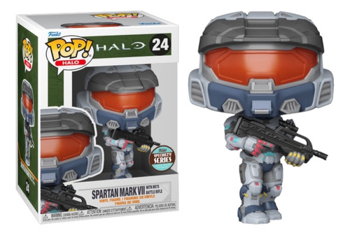 Funko Pop Spartan Mark Vii Con Rifle De Batalla 24 Specialty