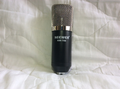 Neewer Nw-700 Micrófono, Phantom Power Y Soporte Metálico