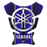 Adesivo Protetor Tanque Resinado Moto Yamaha Diapasão Azul