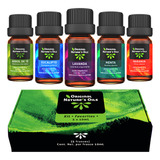 Kit De 5 Aceites Esenciales Para Difusor Y Aromaterapia Original Nature's Oils