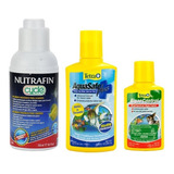 Kit Acondicionador, Bacteria,anti Algas Tetra Para Acuario 