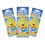 Aromatizante Auto Dry Smile Varios Aromas 3 Pzs