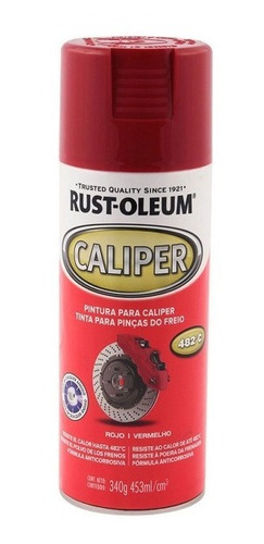 Pintura Alta Temperatura Para Caliper Rojo Rust-oleum 452ml
