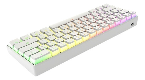 Teclado Mecánico For Juegos Gamakay Mk61 60% Rgb Pudding .