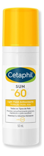 Protetor Solar Facial Cetaphil Sun Antioxidante Fps 60 50ml