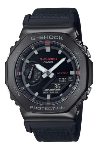 G Shock Gm 2100cb 1a Oak Acero Carbono Negro Original 