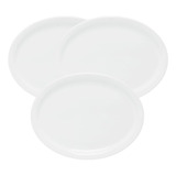 Oxford Gourmet Pró 84909 Cor Branco Kit Com 3 Unidades 30,5cm X24 Cm