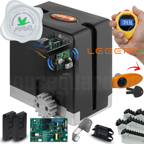 Motor Ppa Dz Hub Legero Wifi 5m Crem 2 Control Portão 500kg