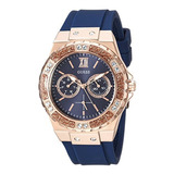 Reloj De Mujer De Acero Inoxidable Guess Día + Fecha