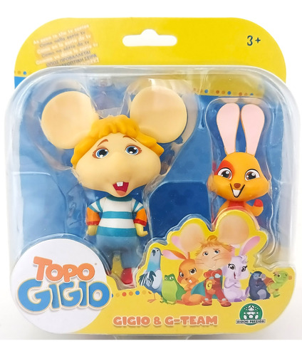 Topo Gigio Y G-team Figuras Coleccionables De La Serie De Tv