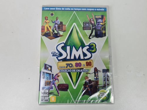 The Sims 3 Anos 70, 80 E 90 Original Mídia Física Lacrado