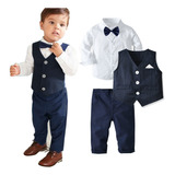 Conjunto Formal For Bebés Niños Traje De Caballero For Niñ