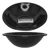 Ensaladera Enlozada 21 Cm Bowl Negro Fuente Panera Etc