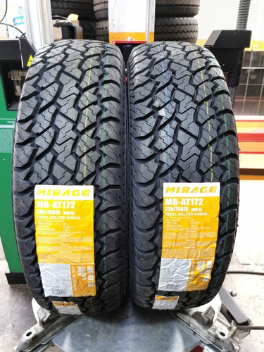 Paquete De 2 Llantas 235/75 R15 Mirage Mr-at172 109s