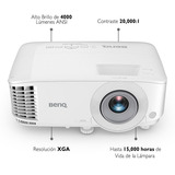 Proyector Dlp Benq Mx560 Xga 1024x768 Hdmi 4000 Lúmenes Color Blanco