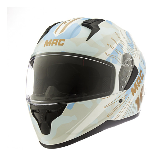 Casco Moto Integral Mac Bass Coronados Edición Limitada