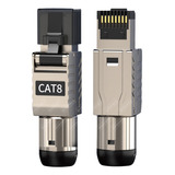 Conector Rj45 Industrial Profinet Cat8 Blindado 40gbps 