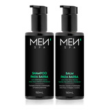 Kit Shampoo Esfoliante + Balm Para Barba 150ml Menspa