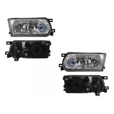 2 Faros Cromado Ojos Azul Dfzp Tsuru Iii 2009 2010 2011 2012