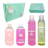 Kit Caja Regalo Mujer Gift Box Relax Rosas Spa Set Aroma N77