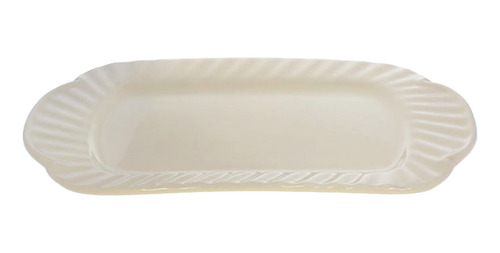 Plato 25cm Ceramica Blanco