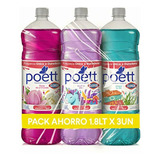 Poett Pack Limpiador Desinfectante Primavera+alegra Tu
