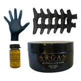 Combo Mascara Ampolla Argan + Guantes + Separa Mecha X12