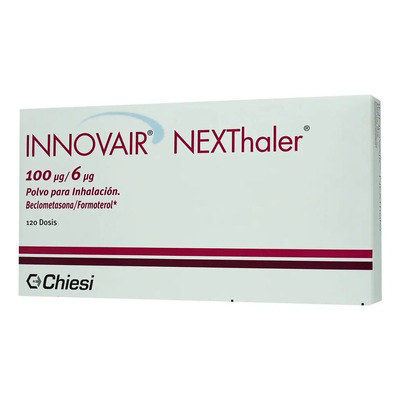 Innovair Nexthaler Polvo 100 Mcg\u002F6 Mcg, 1 Inhalador 120 Dosis | Meses sin interés