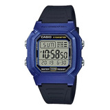 Reloj Hombre Casio W-800h-2av Azul Digital