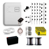 Kit Cerca Elétrica Intelbras Industrial 80 Metros Aço Inox