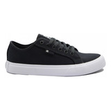 Zapatillas Dc Shoes Manual Tx Negro Blanco Nueva Coleccion