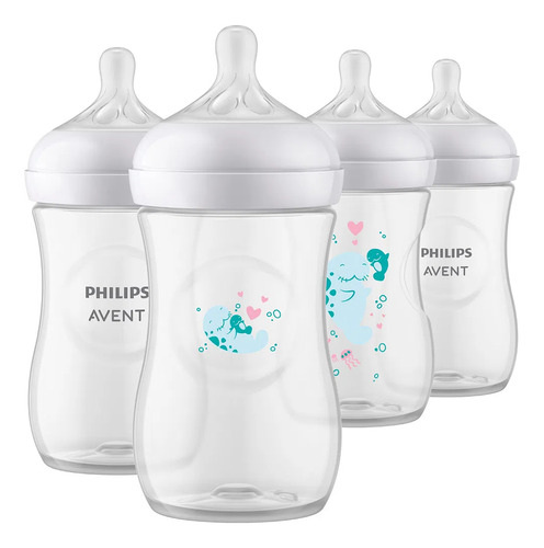 Philips Avent Biberón Natural Respons Válvula Anticólicos Color Transparente Manatí