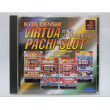 Kita Denshi Virtual Pachi Slot, Jogo Original Japonês De Ps1