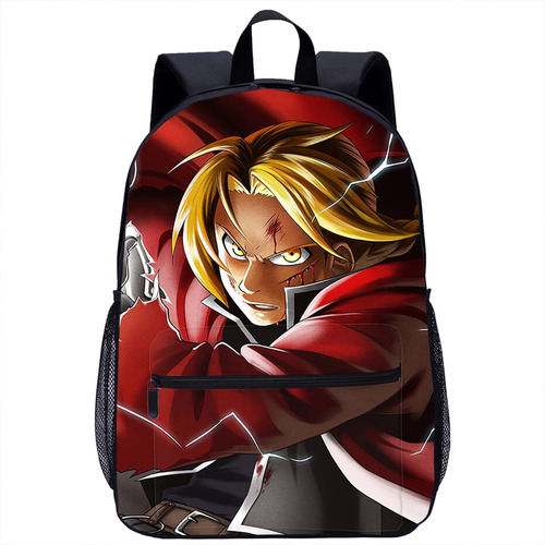 Mochila Escolar Steel Alchemist, Diseño Amazon, 3d, Fija