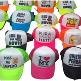 25 Gorras Cachuchas Personalizadas Boda Wedding Xv Años Logo