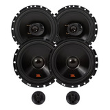 2 Alto Falantes 6  Jbl Flex4 6trfx55 + Kit 2 Vias 6  Flex 4