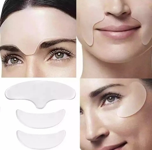 Parche Silicona Reutilizable Arrugas Frente Ojos Nasolabial