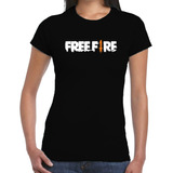 Camiseta Feminina Baby Look Freefire Garena Fps Video Game