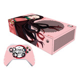 Skin Nezuko Anime Para Xbox Series S Set Stickers