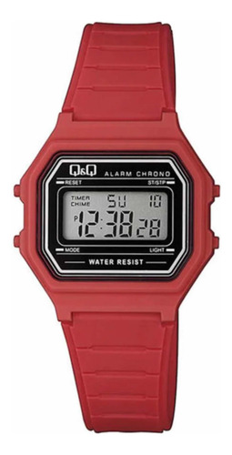 Reloj Qyq Digital Unisex Retro Vintage Color Rojo Original