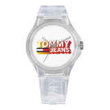 Reloj Tommy Jeans De Silicona Transparente 1720027 Ss