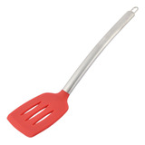 . Espátula Turner Silicona Utensilios Cocina 34.5 X 8cm Roja