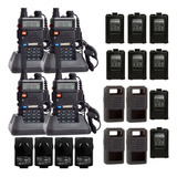 Kit Handy X4 Baofeng Uv5r 8w 128 Canales Handie + 4 Baterias
