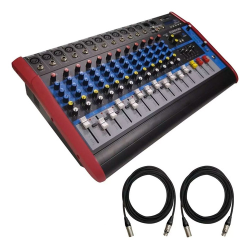 Mesa De Som 12 Canais Soundvoice Amplificada Rec Usb Ma1230x
