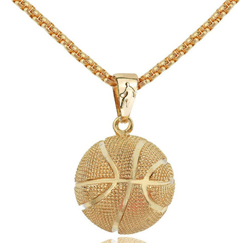 Collar De Baloncesto Para Mujer Y Hombre, Cadena De Acero In