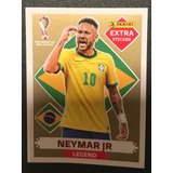 Figurinha Extra Copa Do Mundo 2022- Neymar Legend Ouro
